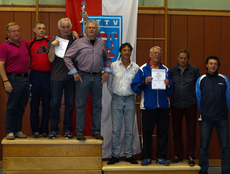 Die Senioren des Gießener SV Ü60 Hessischer Vizemeister